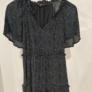 Black and White Polka Dot Dress